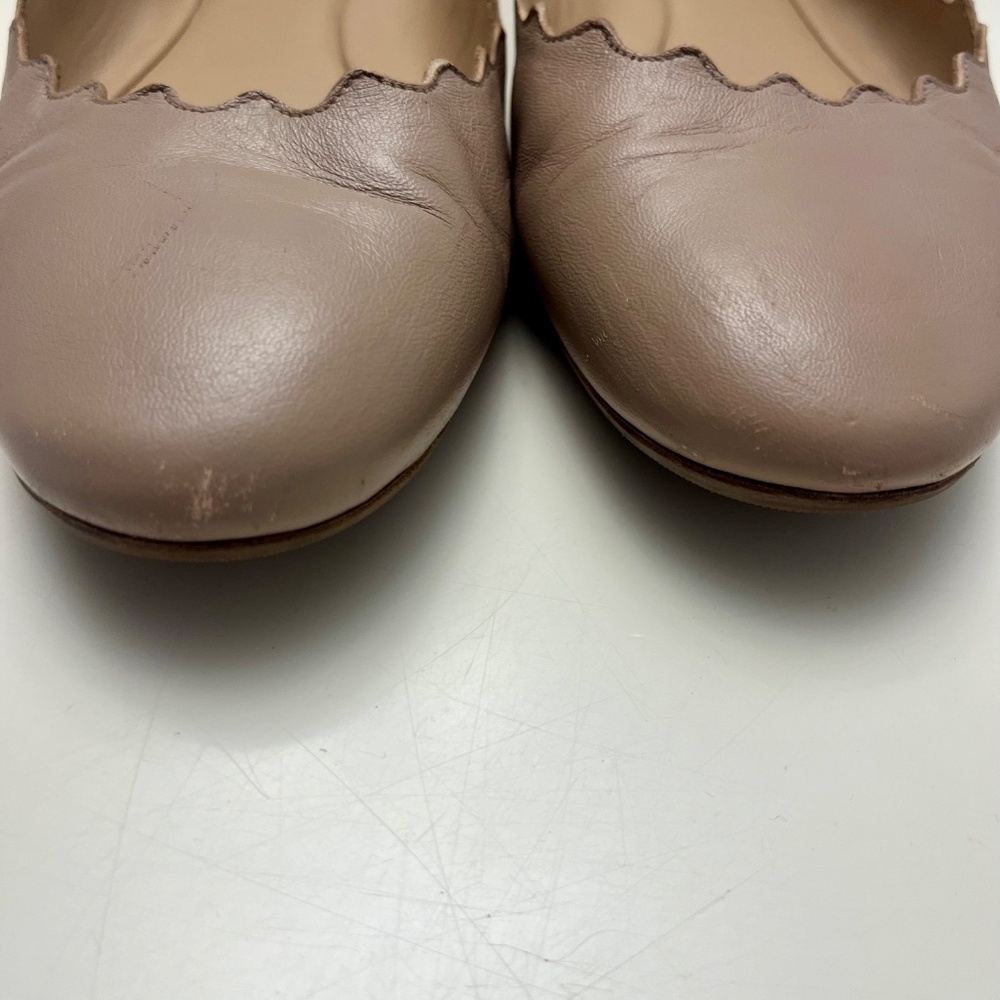 Chloe Lauren Scalloped Edge Ballet Flats - Picture 5 of 7